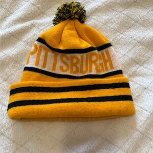 Pittsburgh Yellow and Black Knit Beanie
